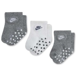 Чорапи Nike Core Futura Gripper socks 3 pairs - Multicolor (Dk Grey Heather) чорапи,мъжки,чорапи,дамски,чорапи,nike,core,futura,gripper,socks,3,pairs,multicolor,(dk,grey,heather)