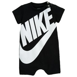 Nike Futura short sleeve pelele - Black (Black) детски,пижами,nike,futura,short,sleeve,pelele,black,(black)