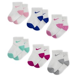 Чорапи Nike PN0299 Quarter short socks 6 pairs - Multicolor (Pink) чорапи,мъжки,чорапи,дамски,чорапи,nike,pn0299,quarter,short,socks,6,pairs,multicolor,(pink)