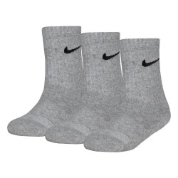 Чорапи Nike RN0013 short socks 3 pairs - Grey (Dk Grey Heather) чорапи,мъжки,чорапи,дамски,чорапи,nike,rn0013,short,socks,3,pairs,grey,(dk,grey,heather)