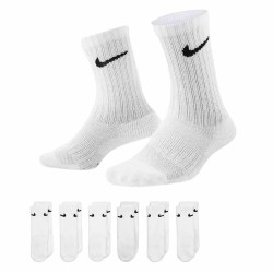 Чорапи Nike RN0019 short socks 6 pairs - White (White) чорапи,мъжки,чорапи,дамски,чорапи,nike,rn0019,short,socks,6,pairs,white,(white)