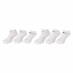 чорапи,мъжки,чорапи,дамски,чорапи,nike,un0017,no,show,socks,6,pairs,white,(white)