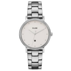 Часовник Cluse CW0101209008 woman watch - Silver (Silver / White) часовник,часовници,cluse,cw0101209008,woman,watch,silver,(silver,white)