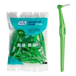 хигиена,аксесоари,tepe,angle,0.8,interdental,brush,25,units,clear,(green)