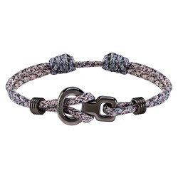 бижутерия,8,b,plus,kamari,bracelet,silver,(pink,melange,gun,plating)