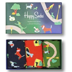чорапи,мъжки,чорапи,happy,socks,puppy,dog,socks,3,pairs,multicolor