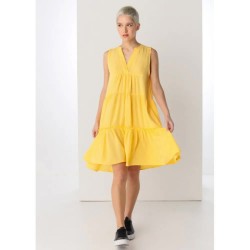 дънки,дамски,поли,и,рокли,lois,jeans,132990,44752,2252,sleeveless,short,dress,yellow,(yellow)