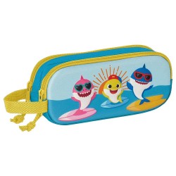канцеларски,принадлежности,safta,baby,shark,3d,double,pencil,case,blue,(multicolor)