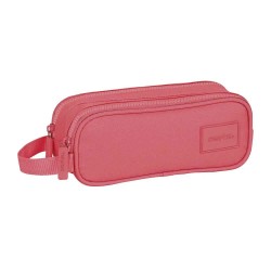 канцеларски,принадлежности,safta,basic,´´marsala´´,double,pencil,case,pink,(multicolor)