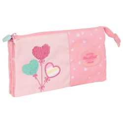 канцеларски,принадлежности,safta,blackfit8,´balloons,triple,recyclable,pencil,case,pink,(multicolor)