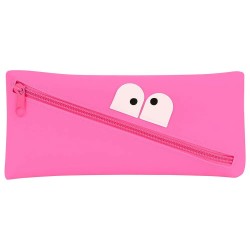канцеларски,принадлежности,safta,caritas,silicone,pencil,case,fuchsia,(pink)