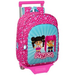 раница,раници,safta,pinypon,185,w,705,wheeled,backpack,multicolor,(pink)