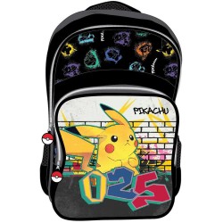 раница,раници,safta,pokemon,´´pikachu´´,double,15l,27x42x20,cm,backpack,multicolor,(black)