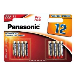 батерии,panasonic,pro,power,lr,03,micro,alkaline,battery,12,units,silver,(silver)