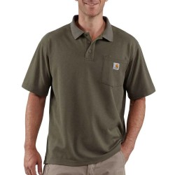 мъжки,блузи,с,яка,carhartt,pocket,loose,fit,short,sleeve,polo,moss,(green)