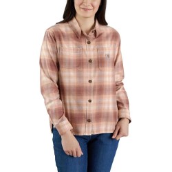 риза,с,дълъг,ръкав,дамски,блузи,дамски,ризи,carhartt,rugged,flex,loose,fit,long,sleeve,shirt,stucco,(brown)