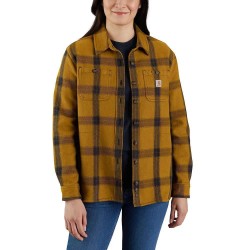 риза,с,дълъг,ръкав,дамски,блузи,дамски,ризи,carhartt,twill,plaid,loose,fit,long,sleeve,shirt,yellow