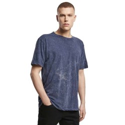 тениска,мъжки,тениски,build,your,brand,acid,washed,short,sleeve,t,shirt,indigo,white,(blue)
