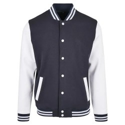 яке,мъжки,якета,build,your,brand,basic,college,jacket,white,blue,(navy,white)