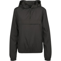 суичър,дамски,блузи,build,your,brand,basic,pull,over,hoodie,black