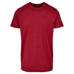 тениска,мъжки,тениски,build,your,brand,basic,short,sleeve,t,shirt,burgundy,(red)
