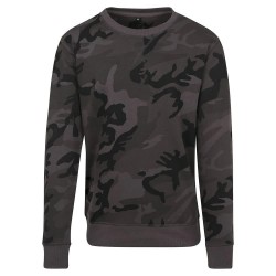 блуза,мъжки,пуловери,build,your,brand,camo,sweatshirt,dark,camo,(brown)
