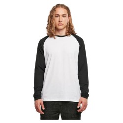 тениска,мъжки,тениски,build,your,brand,contrast,raglan,long,sleeve,t,shirt,white,(white,black)