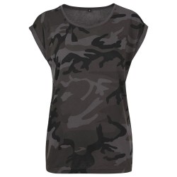тениска,дамски,тениски,build,your,brand,extended,shoulder,camo,short,sleeve,t,shirt,grey,(dark,camo)