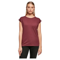 тениска,дамски,тениски,build,your,brand,extended,shoulder,short,sleeve,t,shirt,cherry,(red)