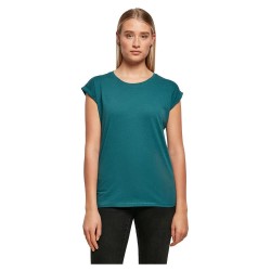 тениска,дамски,тениски,build,your,brand,extended,shoulder,short,sleeve,t,shirt,teal,(green)