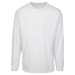 тениска,мъжки,тениски,build,your,brand,long,sleeve,t,shirt,white,(white)