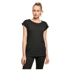 тениска,дамски,тениски,build,your,brand,organic,extended,shoulder,short,sleeve,t,shirt,black,(black)