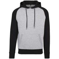 суичър,мъжки,пуловери,build,your,brand,raglan,hoodie,grey,black,(black,grey)