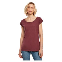 тениска,дамски,тениски,build,your,brand,short,sleeve,t,shirt,cherry,(red)