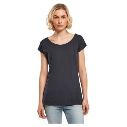 тениска,дамски,тениски,build,your,brand,short,sleeve,t,shirt,navy,(grey)
