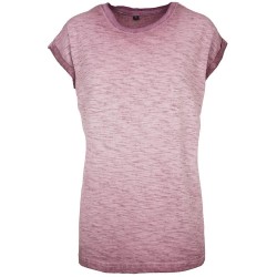 тениска,дамски,тениски,build,your,brand,spray,dye,extended,shoulder,short,sleeve,t,shirt,purple,(burgundy)