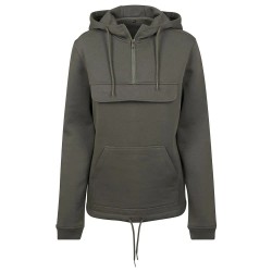 суичър,дамски,блузи,build,your,brand,sweat,pull,over,hoodie,olive,(green)