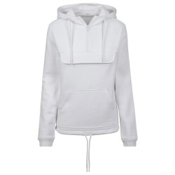 суичър,дамски,блузи,build,your,brand,sweat,pull,over,hoodie,white