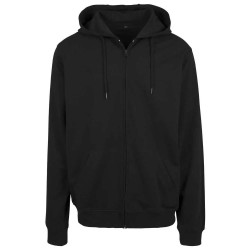 блуза,мъжки,пуловери,build,your,brand,terry,full,zip,sweatshirt,heather,grey,(black)