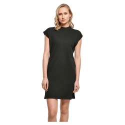 рокля,дамски,поли,и,рокли,build,your,brand,turtle,extended,shoulder,short,sleeve,short,dress,black