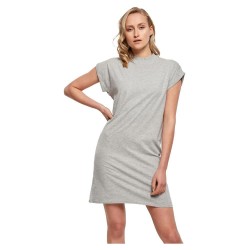 рокля,дамски,поли,и,рокли,build,your,brand,turtle,extended,shoulder,short,sleeve,short,dress,heather,grey,(grey)