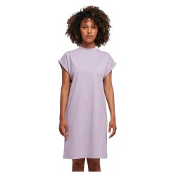 рокля,дамски,поли,и,рокли,build,your,brand,turtle,extended,shoulder,short,sleeve,short,dress,lilac,(purple)