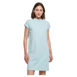 рокля,дамски,поли,и,рокли,build,your,brand,turtle,extended,shoulder,short,sleeve,short,dress,ocean,blue,(blue)