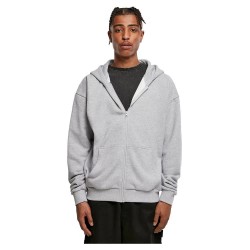 блуза,мъжки,пуловери,build,your,brand,ultra,heavy,full,zip,sweatshirt,heather,grey,(grey)