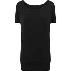 тениска,дамски,тениски,build,your,brand,viscose,by040,short,sleeve,t,shirt,black,(black)