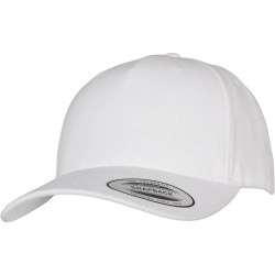 шапка,с,козирка,всички,шапки,flexfit,yp,classics,5,panel,premium,curved,visor,snapback,cap,white,(white)