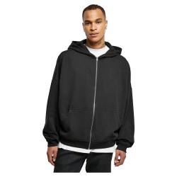 блуза,мъжки,пуловери,urban,classics,90´s,full,zip,sweatshirt,black