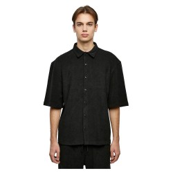 риза,с,къс,ръкав,мъжки,ризи,urban,classics,boxy,towel,short,sleeve,shirt,black