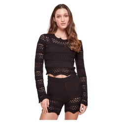 спортни,сутиени,urban,classics,crochet,long,sleeve,top,black