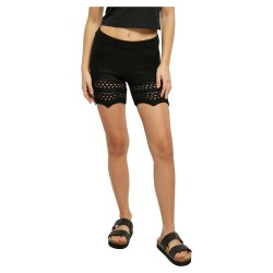 къси,панталони,дамски,панталони,urban,classics,crochet,shorts,black,(black)